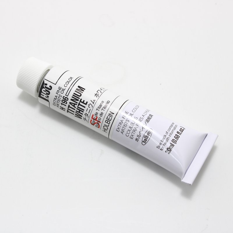 ホルベイン油絵具 H196 チタニウムホワイト (6号)