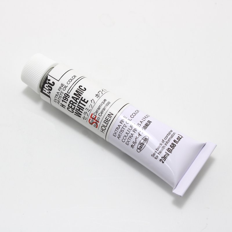 ホルベイン油絵具 H199 セラミックホワイト(6号)