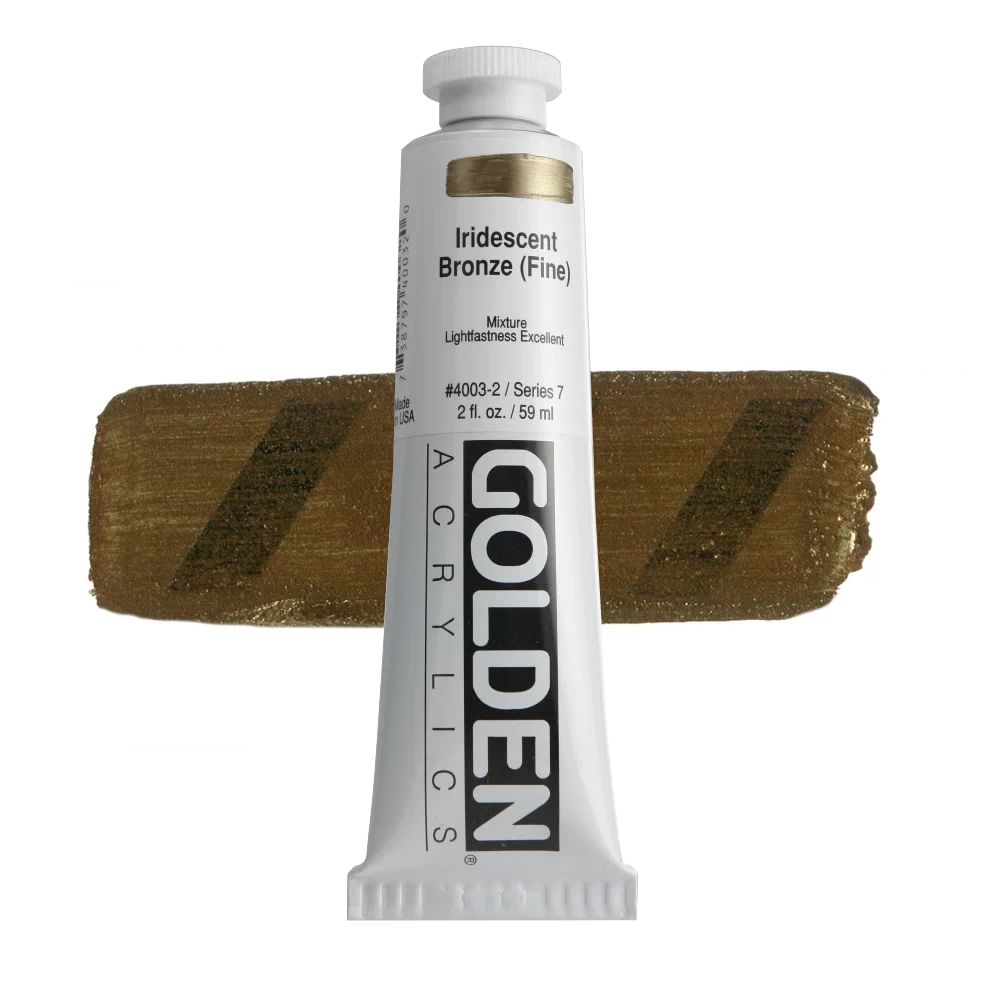 GOLDEN アクリリックヘビーボディ 59ml 4003 イリデッセントブロンズ(ファイン)