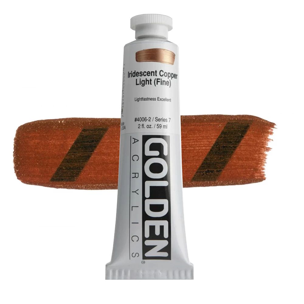 GOLDEN アクリリックヘビーボディ 59ml 4006 イリデッセントコパーライトF
