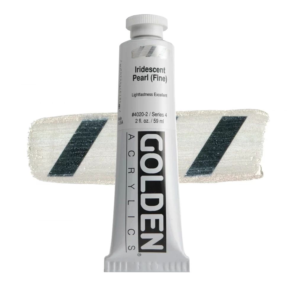 GOLDEN アクリリックヘビーボディ 59ml 4020 イリデッセントパール(ファイン)