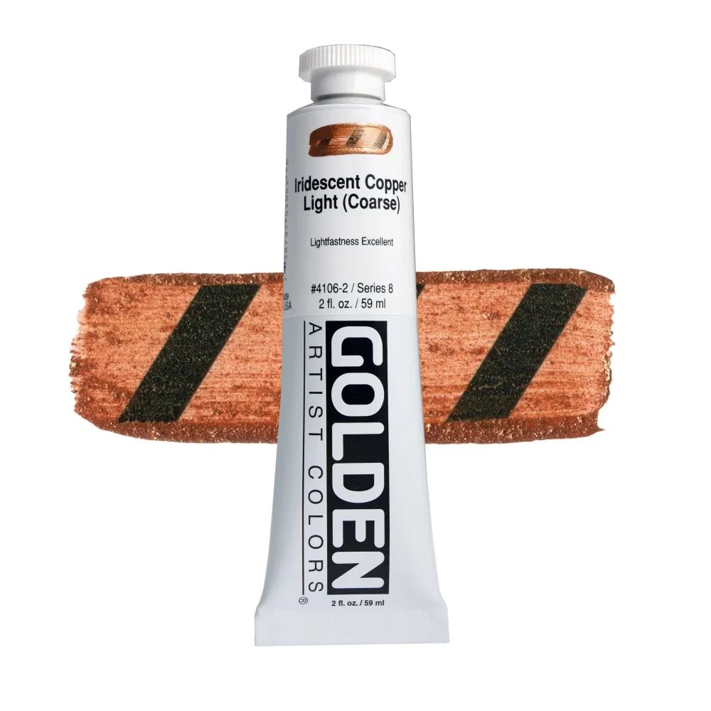 GOLDEN アクリリックヘビーボディ 59ml 4106 イリデッセントコパーライト(コース)