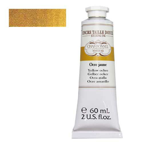 シャルボネール凹版カラーインク イエローオーカー (60ml)