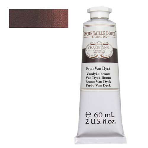 シャルボネール凹版カラーインク バンダイクブラウン (60ml)