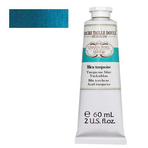 シャルボネール凹版カラーインク ターコイズブルー (60ml)