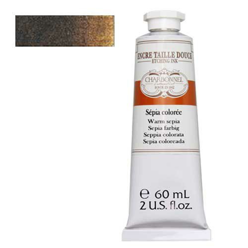 シャルボネール凹版カラーインク ウォームセピア (60ml)