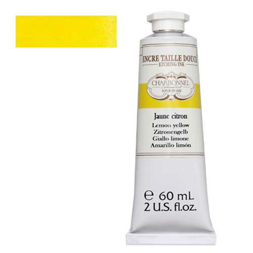 シャルボネール凹版カラーインク レモンイエロー (60ml)