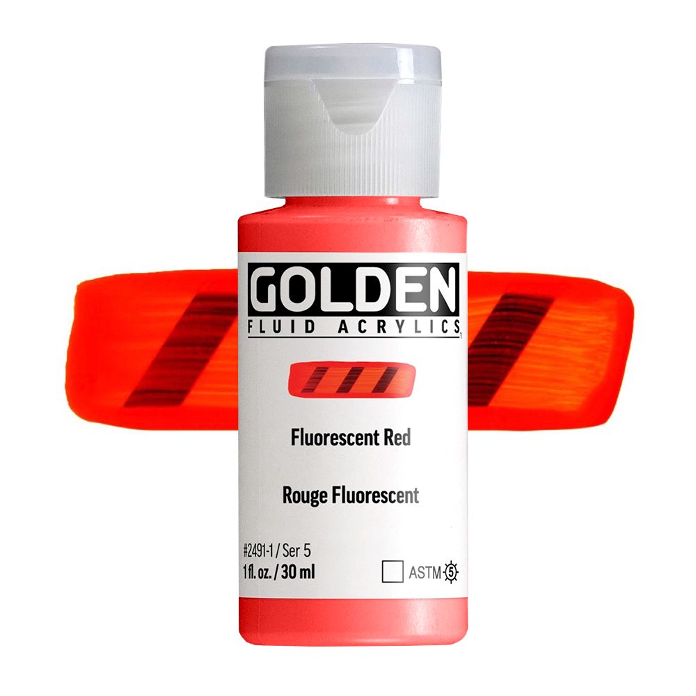 GOLDEN FLUID 30ml 2491 フルーレセントレッド