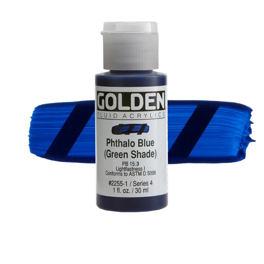GOLDEN FLUID 30ml 2260 フタロブルー(レッドシェード)