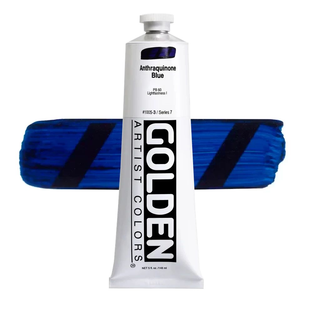 GOLDEN アクリリックヘビーボディ 148ml 1005 アントラキノンブルー