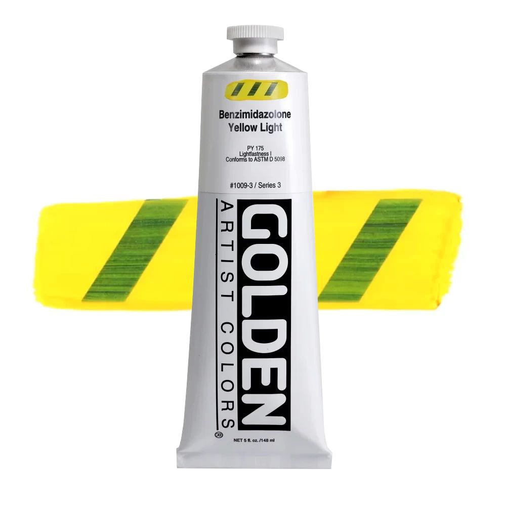 GOLDEN アクリリックヘビーボディ 148ml 1009 Bイミダゾロンイエローライト
