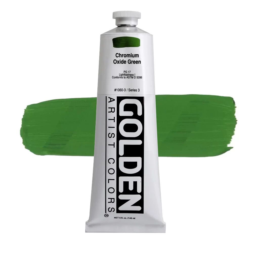 GOLDEN アクリリックヘビーボディ 148ml 1060 クロミウムオキサイドグリーン