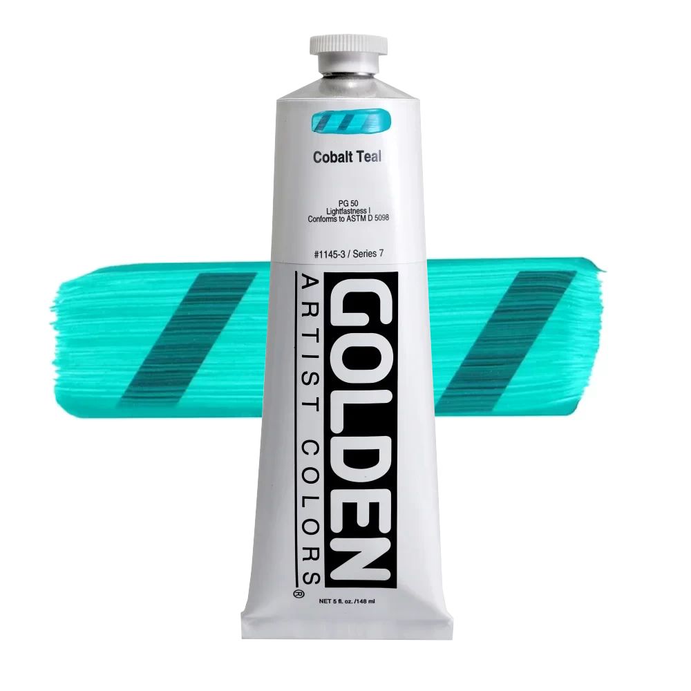 GOLDEN アクリリックヘビーボディ 148ml 1145 コバルトテール