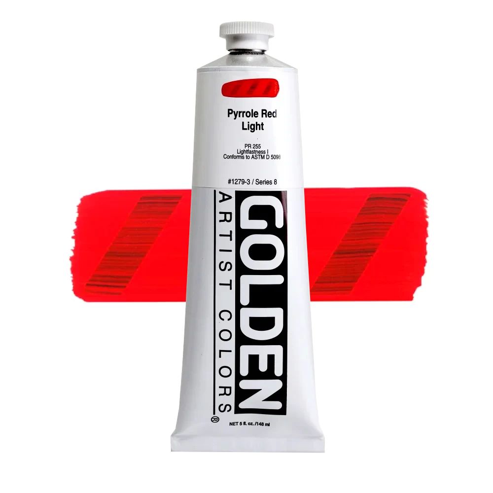 GOLDEN アクリリックヘビーボディ 148ml 1279 ピロールレッドライト