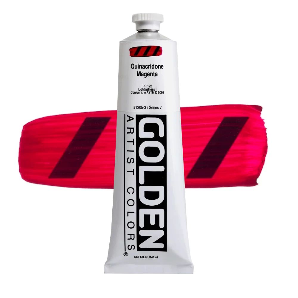 GOLDEN アクリリックヘビーボディ 148ml 1305 キナクリドンマゼンタ