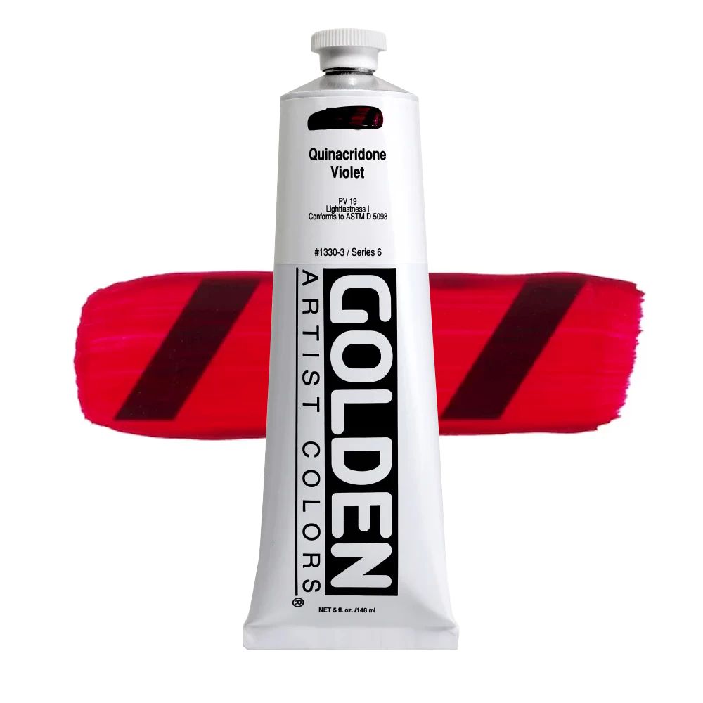 GOLDEN アクリリックヘビーボディ 148ml 1330 キナクリドンバイオレット