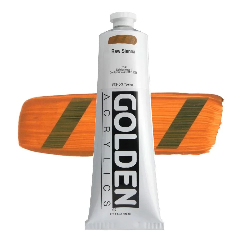 GOLDEN アクリリックヘビーボディ 148ml 1340 ローシェンナ