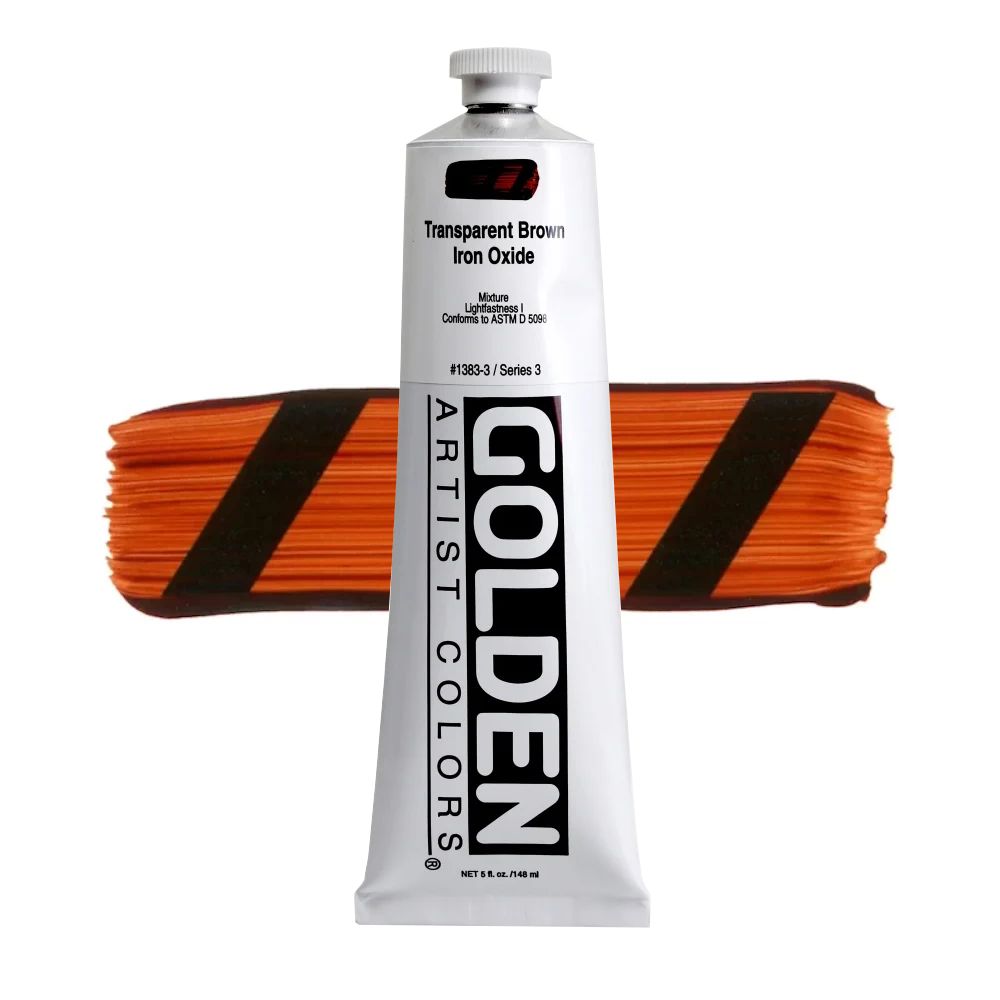 GOLDEN アクリリックヘビーボディ 148ml 1383 TPブラウンアイアンオキサイド