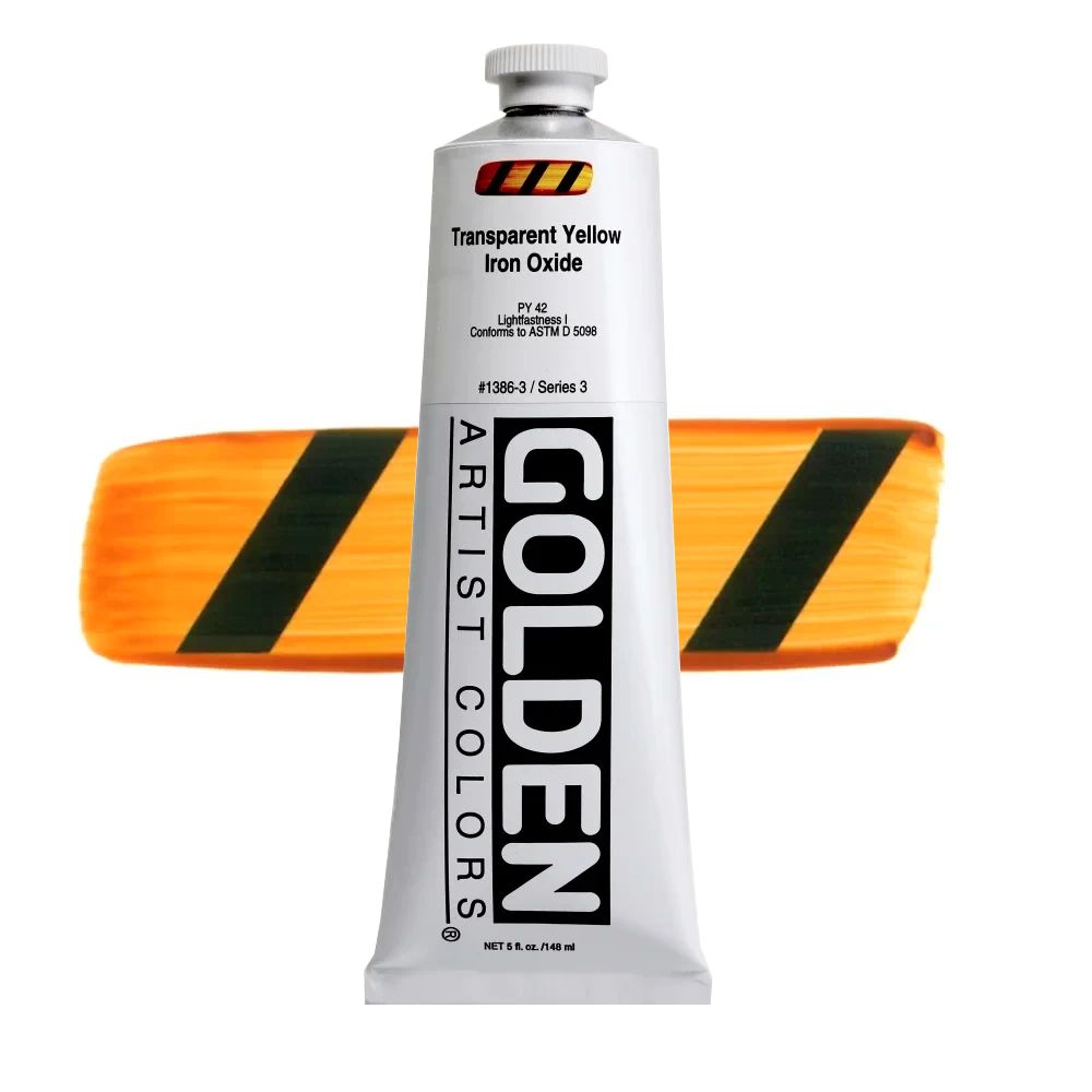 GOLDEN アクリリックヘビーボディ 148ml 1386 TPイエローアイアンオキサイド