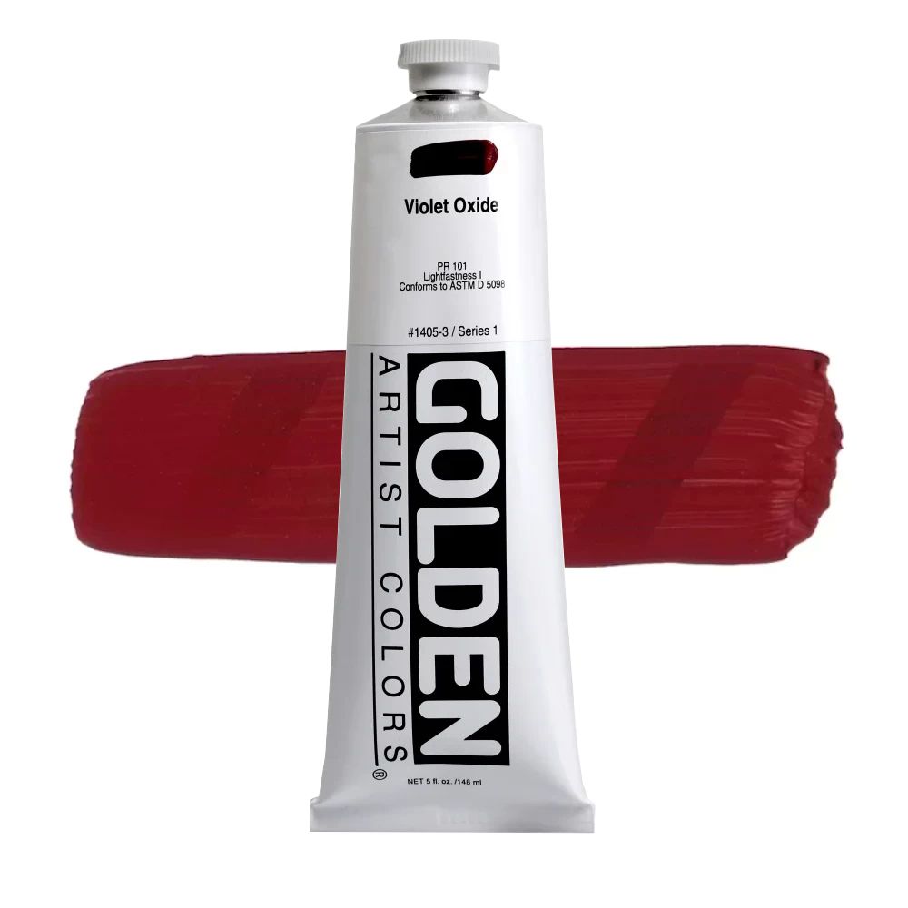 GOLDEN アクリリックヘビーボディ 148ml 1405 バイオレットオキサイド