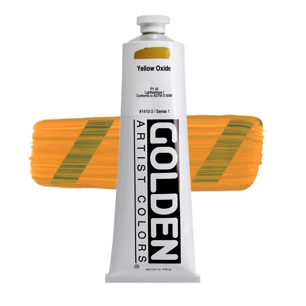 GOLDEN アクリリックヘビーボディ 148ml 1410 イエローオキサイド