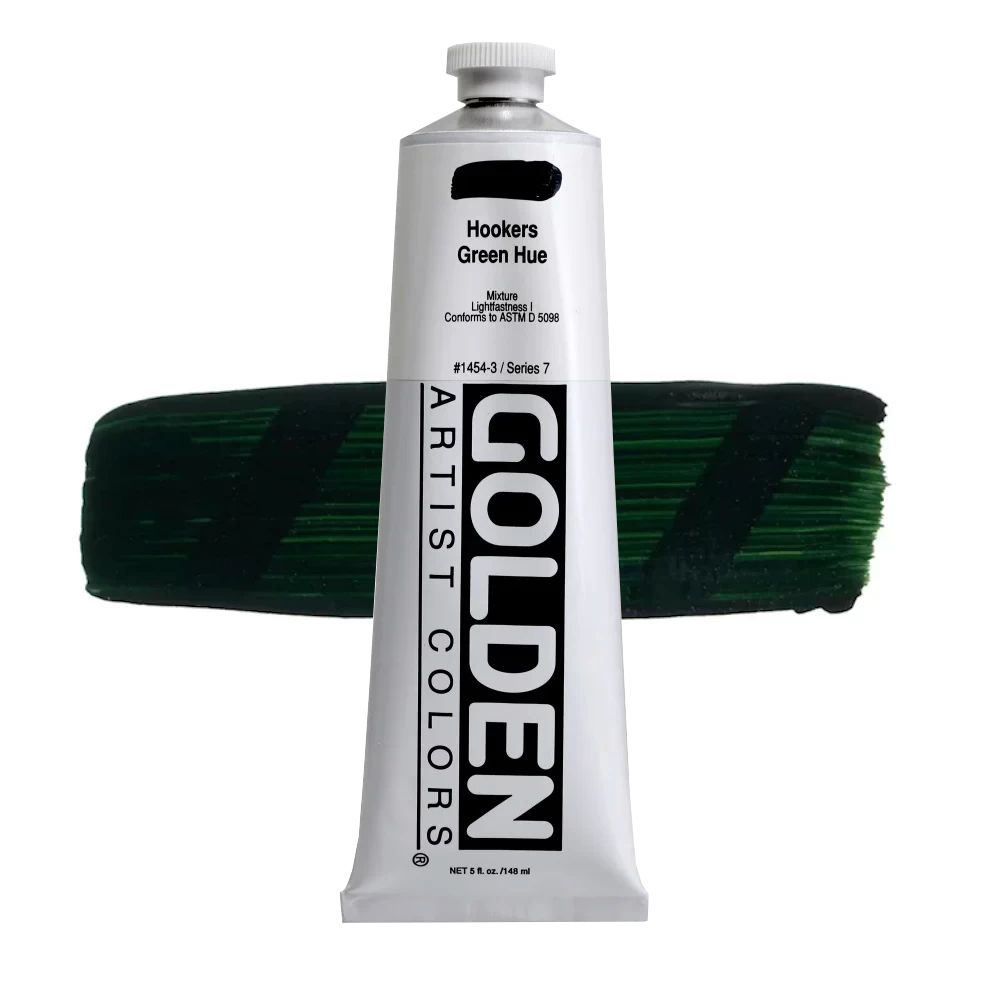 GOLDEN アクリリックヘビーボディ 148ml 1454 フーカスグリーンヒュー