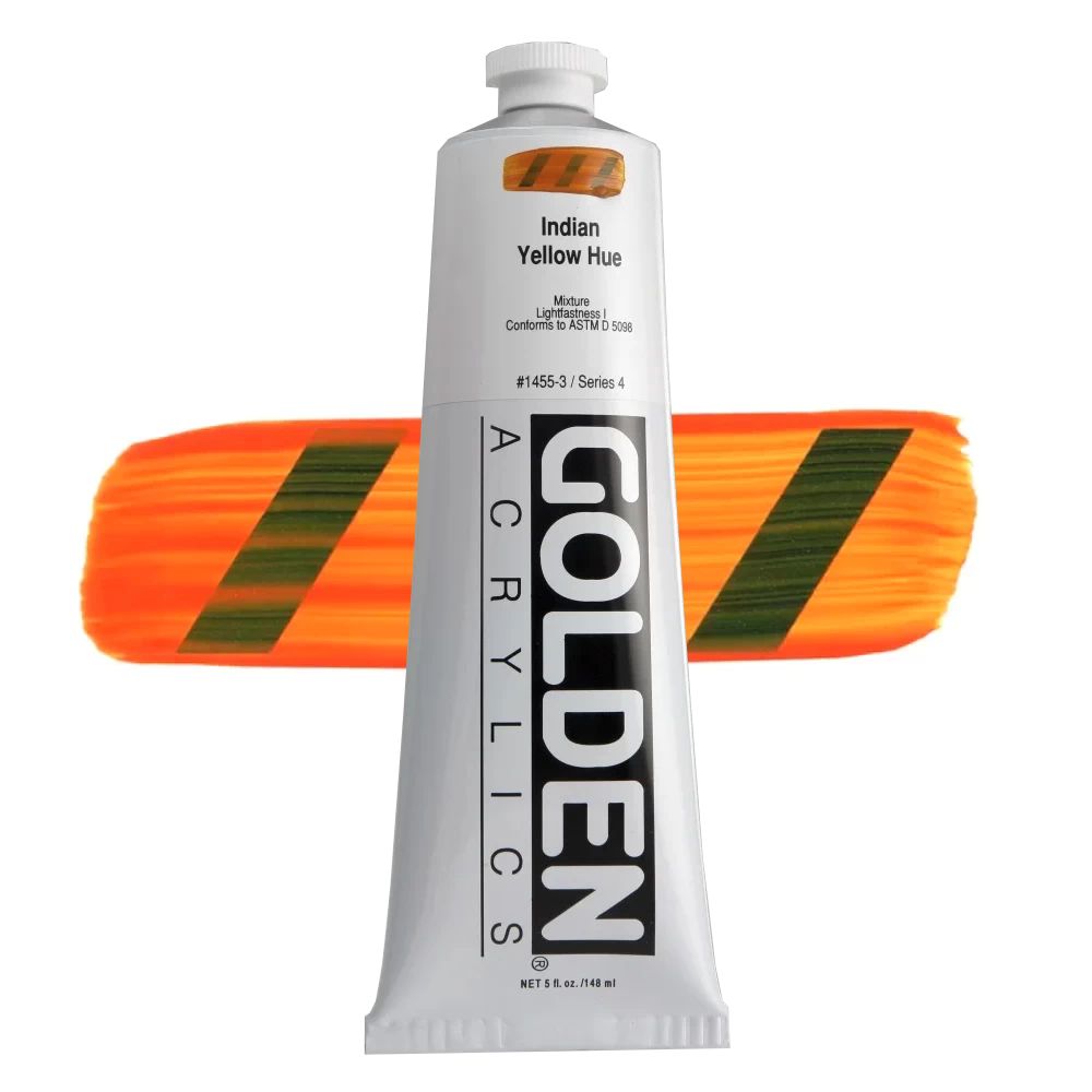GOLDEN アクリリックヘビーボディ 148ml 1455 インディアンイエローヒュー