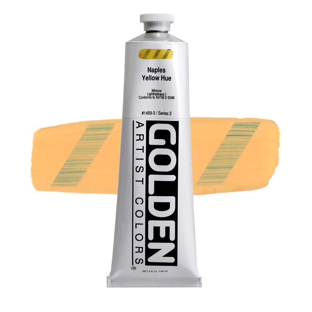 GOLDEN アクリリックヘビーボディ 148ml 1459 ネイプルスイエローヒュー