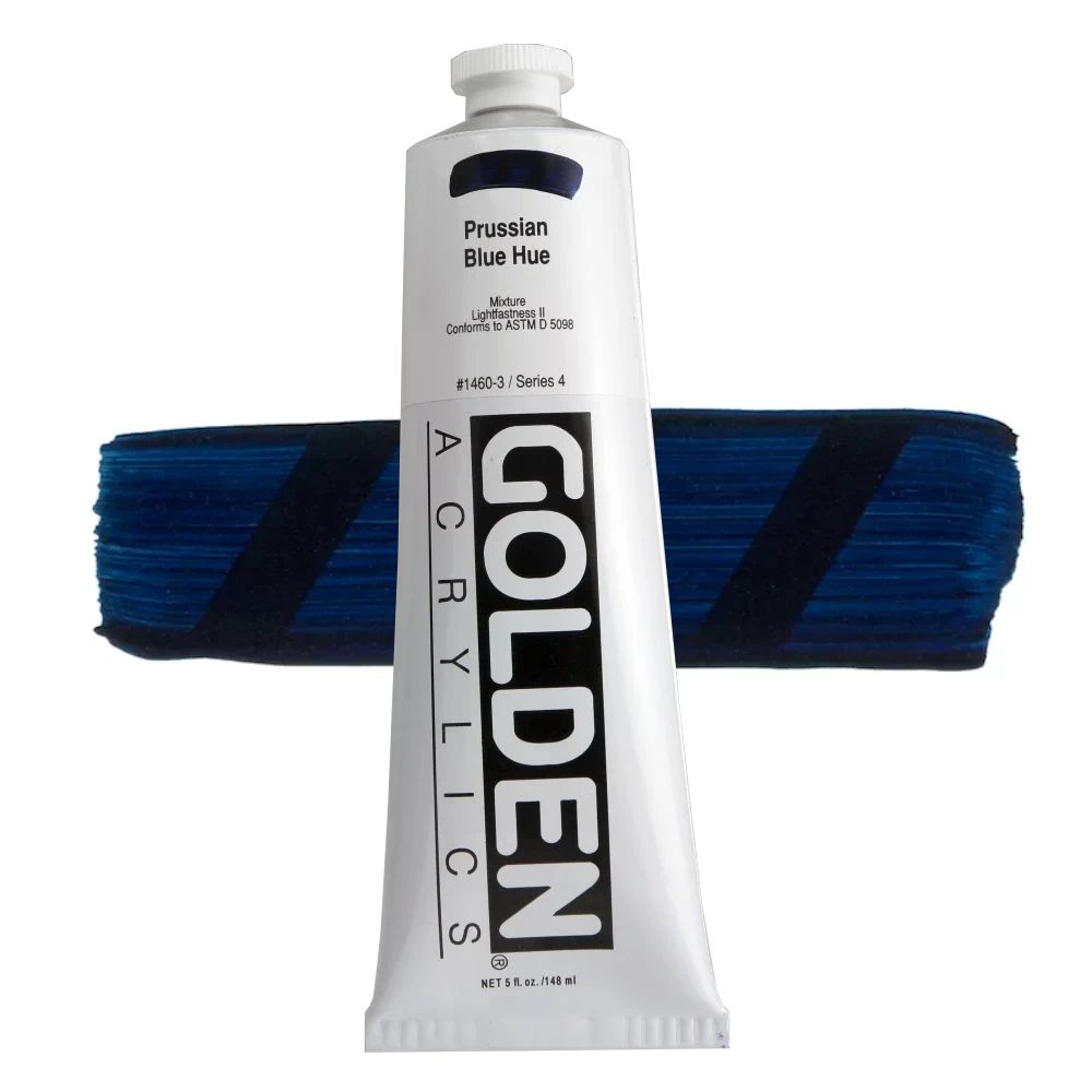 GOLDEN アクリリックヘビーボディ 148ml 1460 プルシャンブルーヒュー