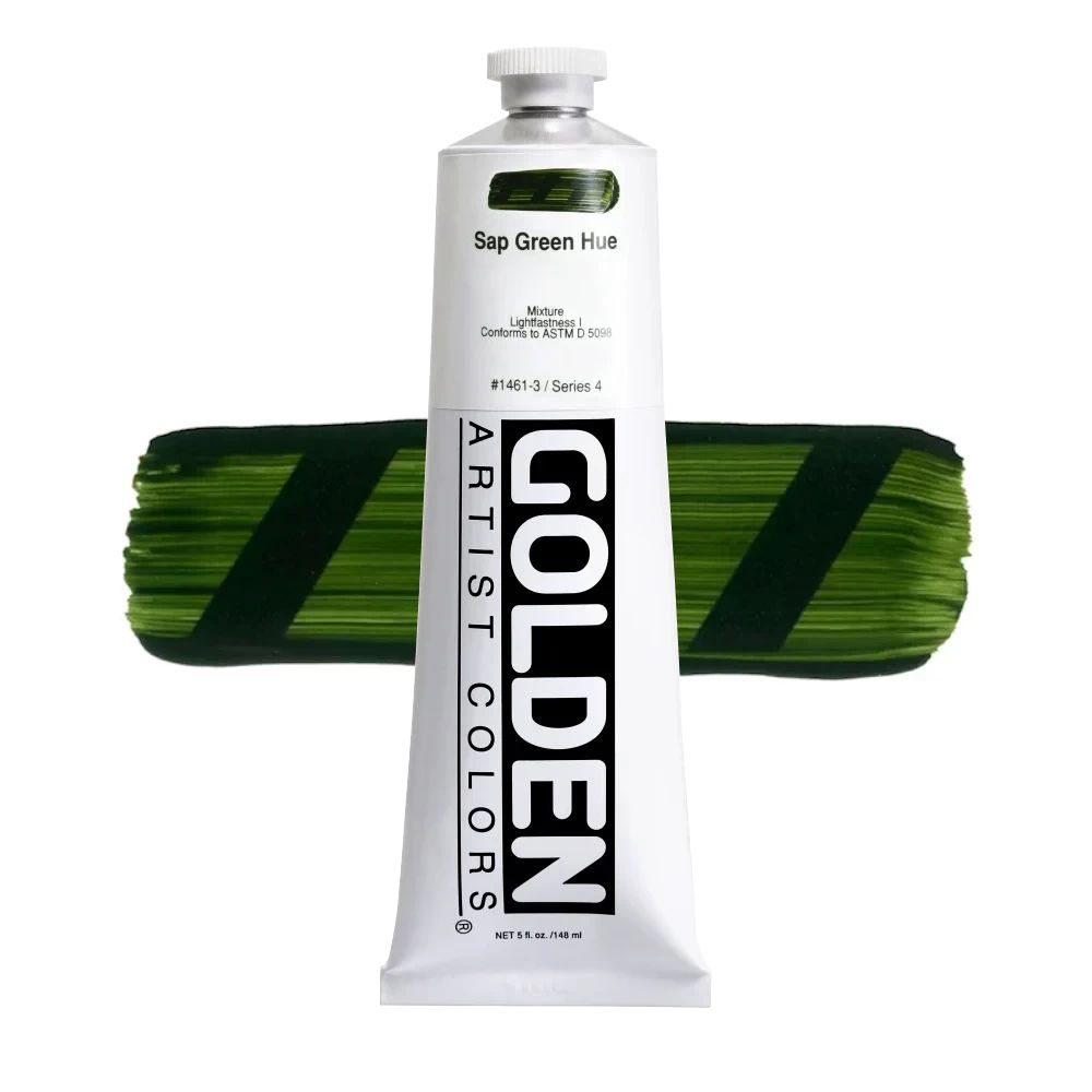 GOLDEN アクリリックヘビーボディ 148ml 1461 サップグリーンヒュー