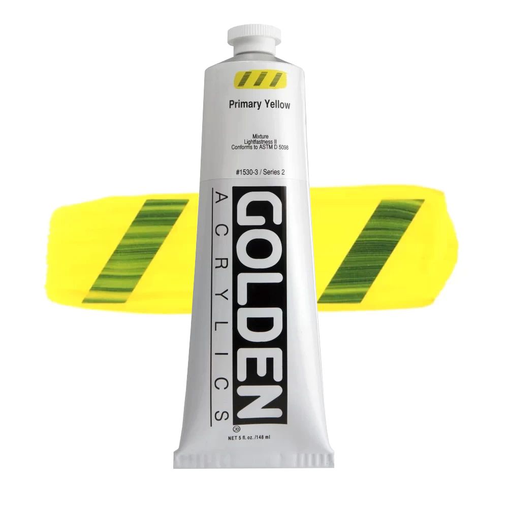 GOLDEN アクリリックヘビーボディ 148ml 1530 プライマリーイエロー