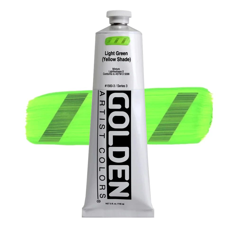 GOLDEN アクリリックヘビーボディ 148ml 1560 ライトグリーンイエローシェード