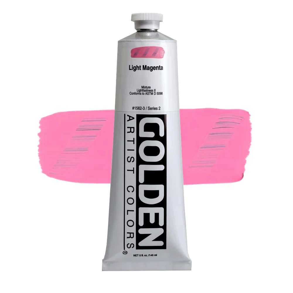 GOLDEN アクリリックヘビーボディ 148ml 1562 ライトマゼンタ
