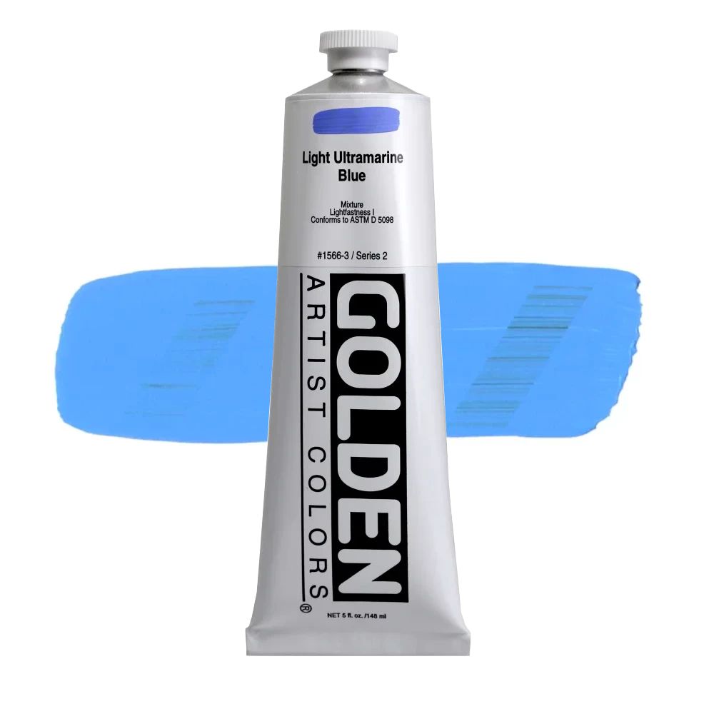 GOLDEN アクリリックヘビーボディ 148ml 1566 ライトウルトラマリンブルー