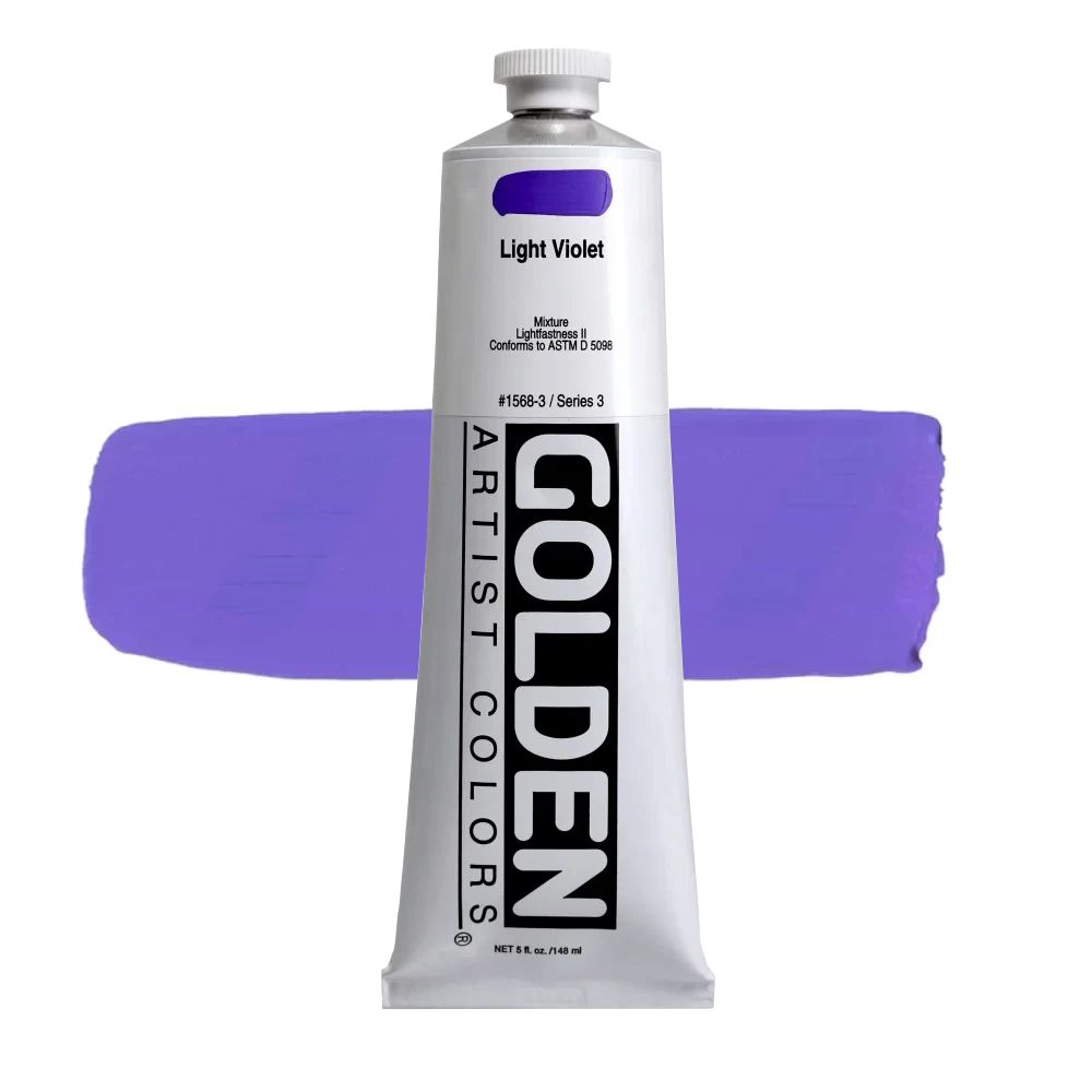 GOLDEN アクリリックヘビーボディ 148ml 1568 ライトバイオレット