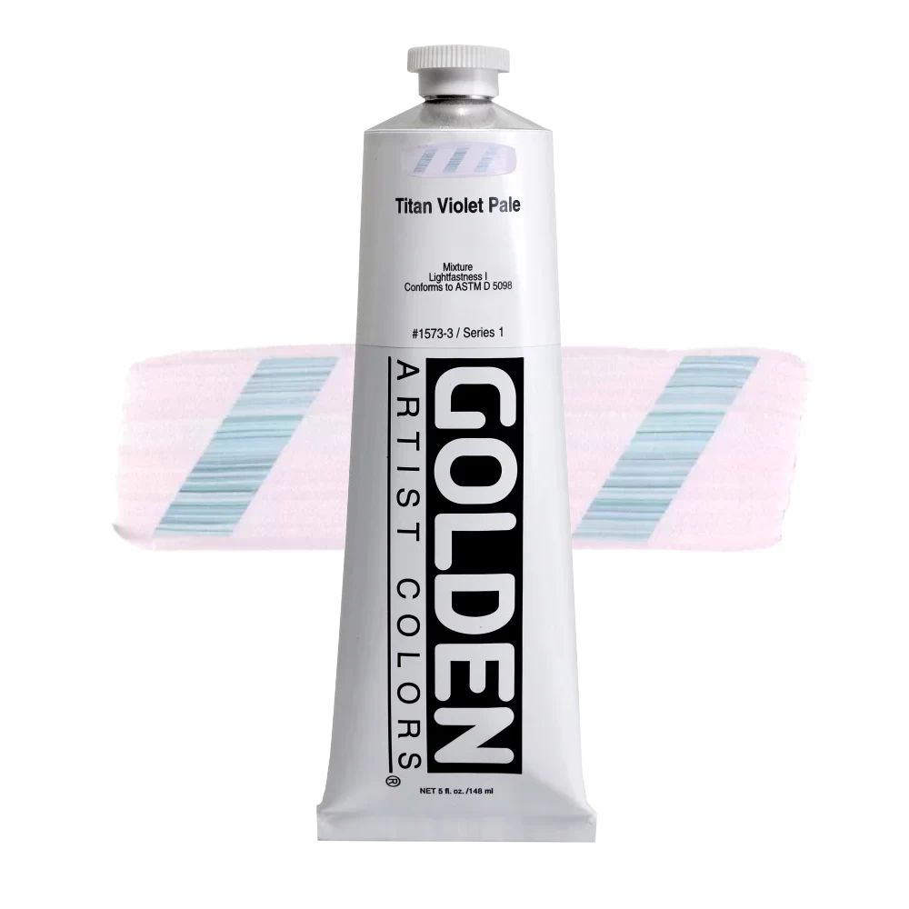 GOLDEN アクリリックヘビーボディ 148ml 1573 チタンバイオレットペール
