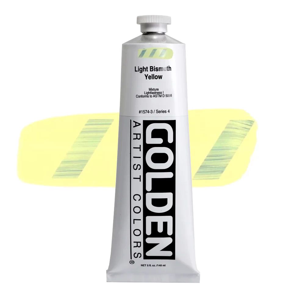 GOLDEN アクリリックヘビーボディ 148ml 1574 ライトビスマスイエロー