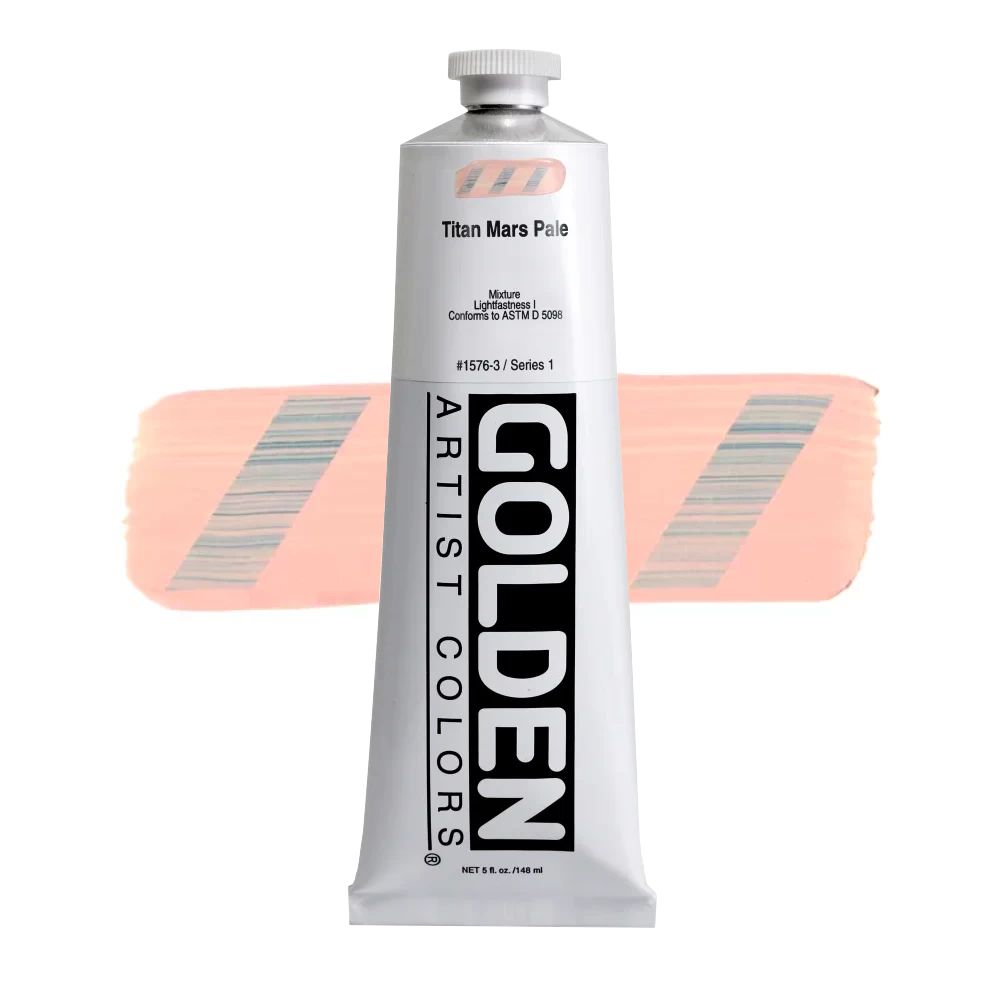 GOLDEN アクリリックヘビーボディ 148ml 1576 チタンマースペール