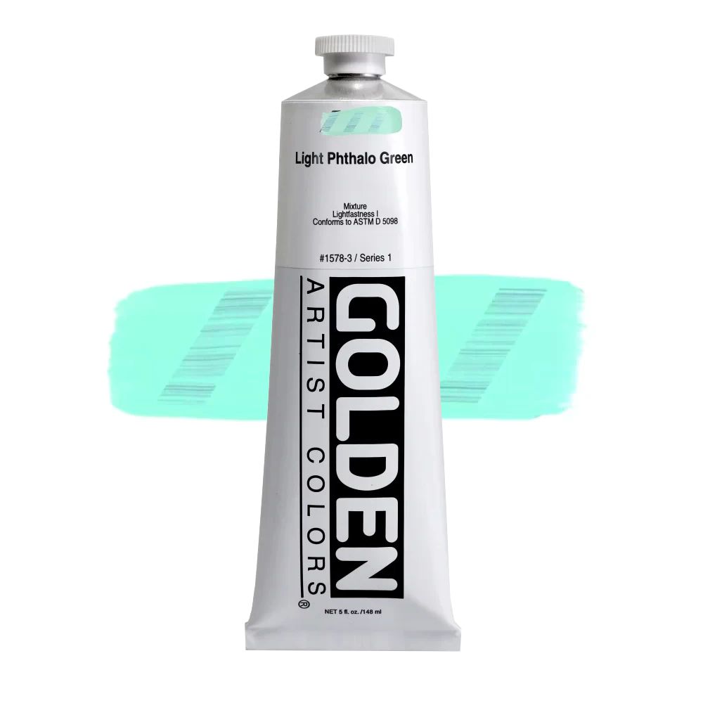 GOLDEN アクリリックヘビーボディ 148ml 1578 ライトフタログリーン