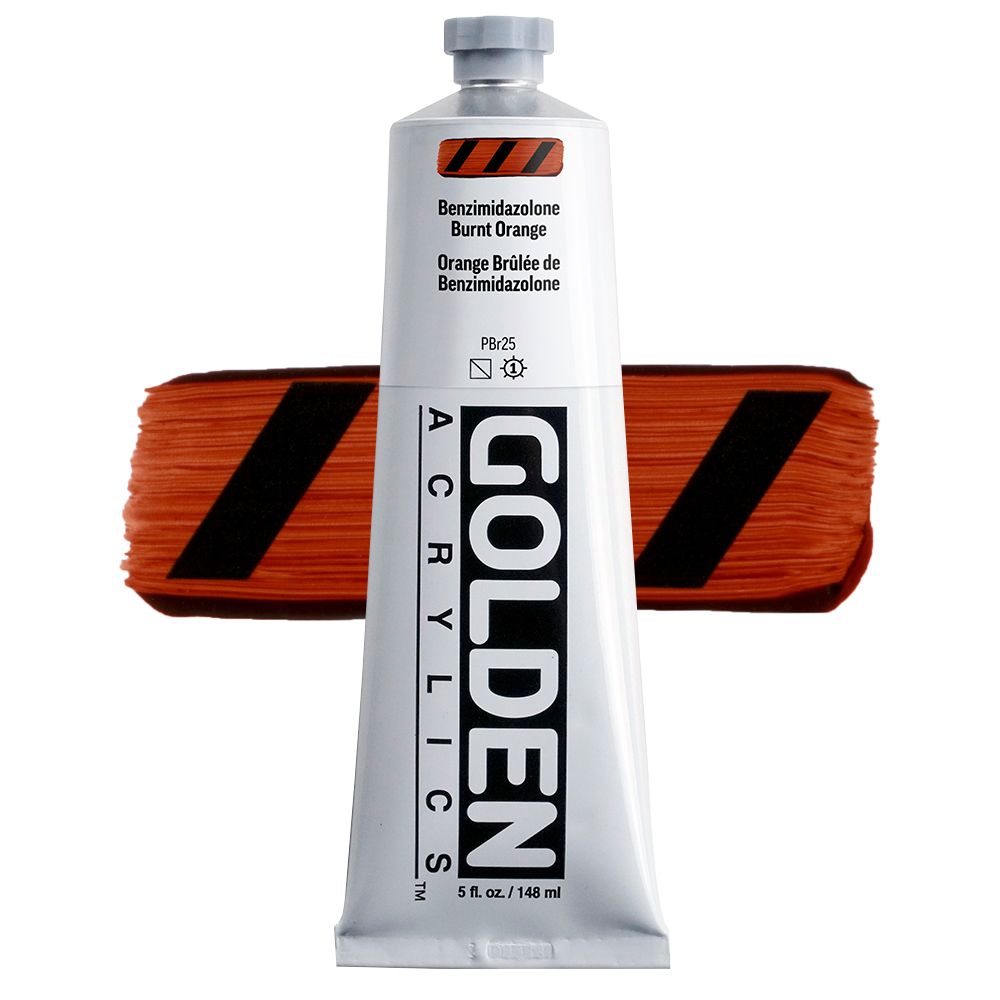 GOLDEN アクリリックヘビーボディ 148ml 1006 Bイミダゾロンバーントオレンジ