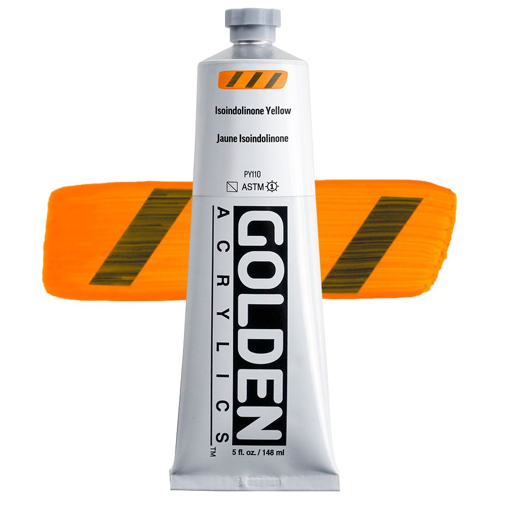 GOLDEN アクリリックヘビーボディ 148ml 1193 イソインドリノンイエロー