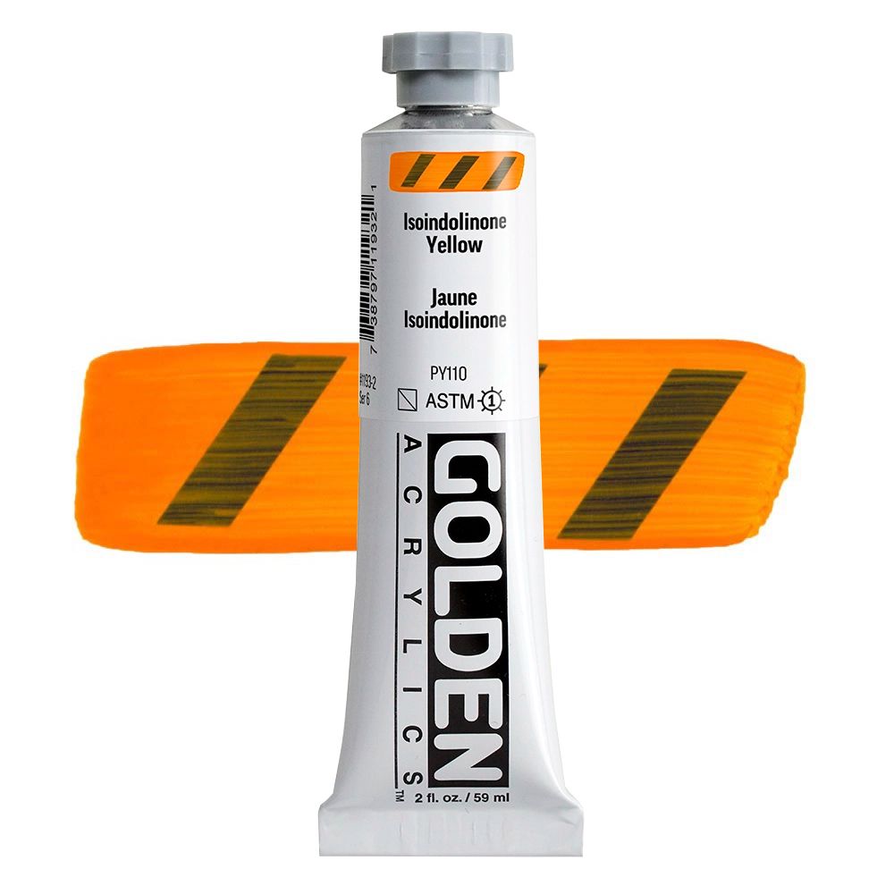 GOLDEN アクリリックヘビーボディ 59ml 1193 イソインドリノンイエロー