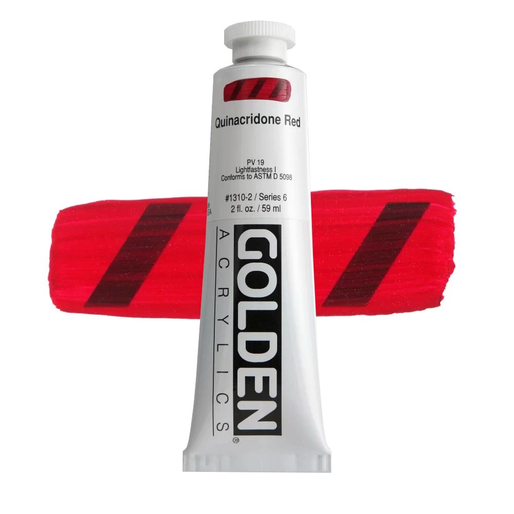 GOLDEN アクリリックヘビーボディ 59ml 1310 キナクリドンレッド