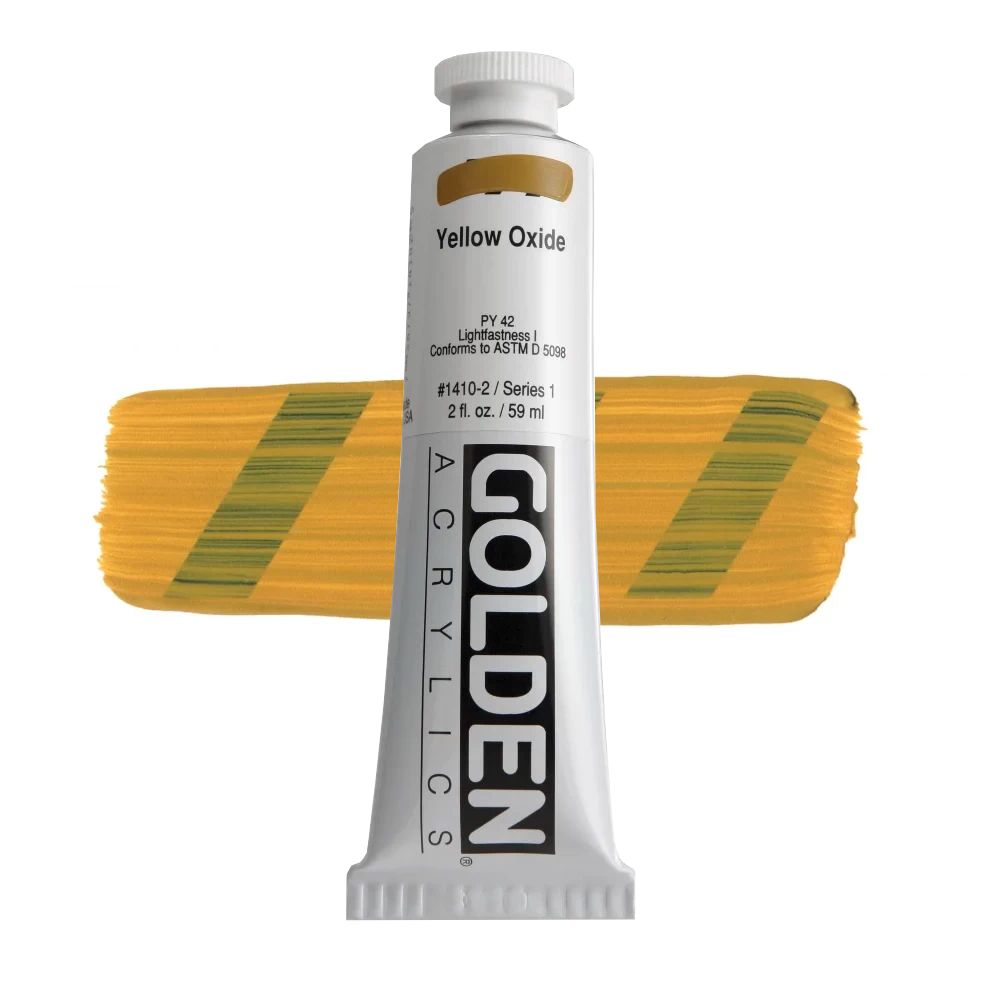GOLDEN アクリリックヘビーボディ 59ml 1410 イエローオキサイド