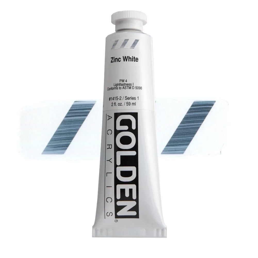 GOLDEN アクリリックヘビーボディ 59ml 1415 ジンクホワイト