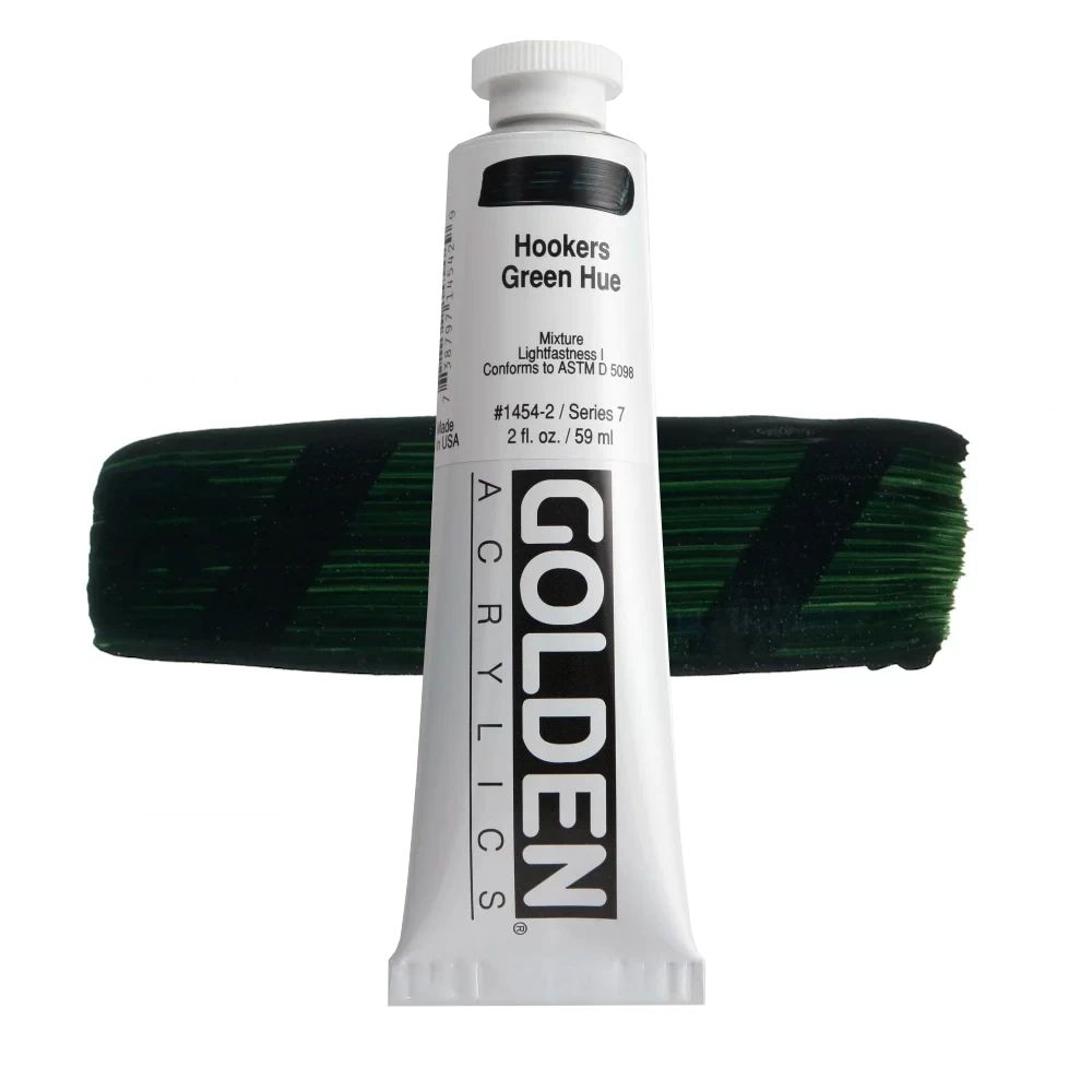 GOLDEN アクリリックヘビーボディ 59ml 1454 フーカスグリーンヒュー