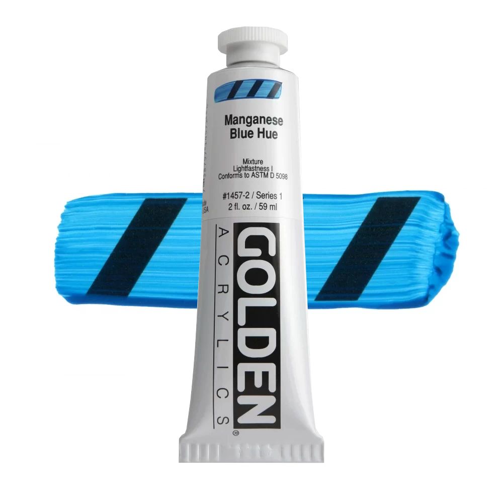 GOLDEN アクリリックヘビーボディ 59ml 1457 マンガニーズブルーヒュー