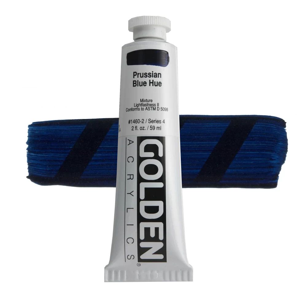 GOLDEN アクリリックヘビーボディ 59ml 1460 プルシャンブルーヒュー