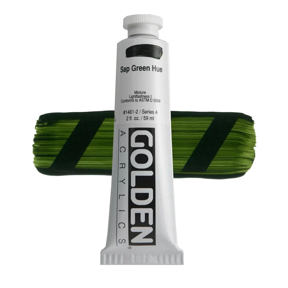 GOLDEN アクリリックヘビーボディ 59ml 1461 サップグリーンヒュー