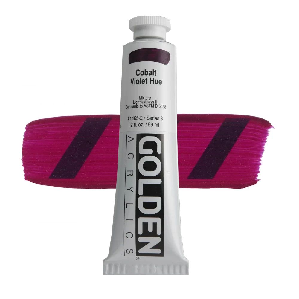 GOLDEN アクリリックヘビーボディ 59ml 1465 コバルトバイオレットヒュー